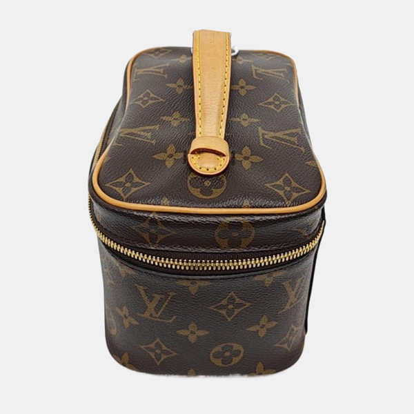 NICE Mini Monogram Coated Canvas Brown