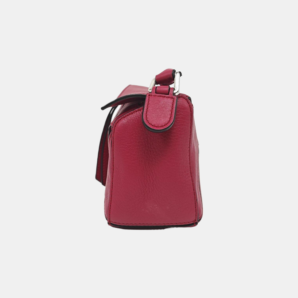 Puzzle Mini Calfskin Red