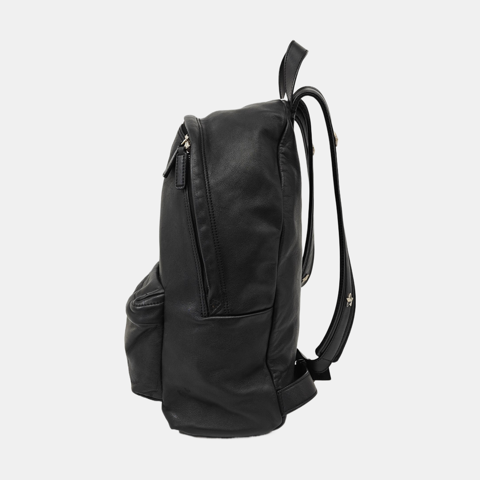Calfskin Backpack Black