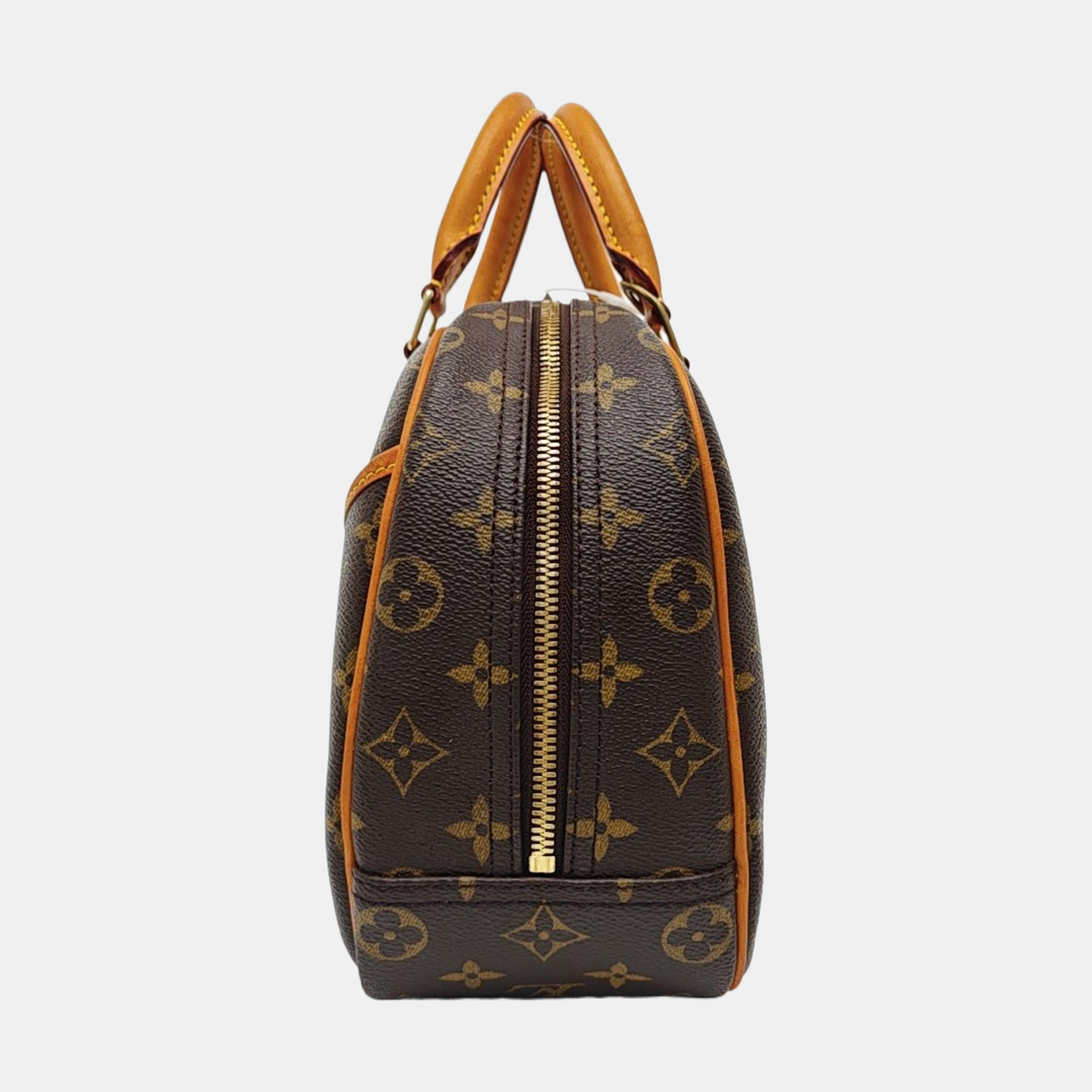 DEAUVILLE Monogram Coated Canvas Brown