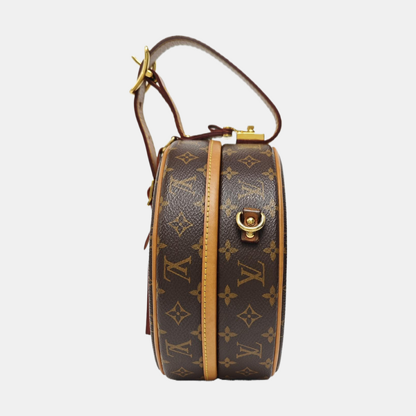BOITE CHAPEAU PM Monogram Coated Canvas Brown