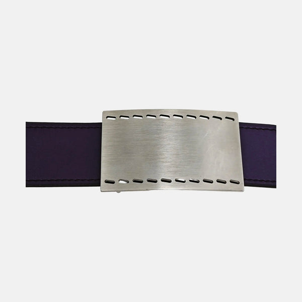 Leather Belt Purple