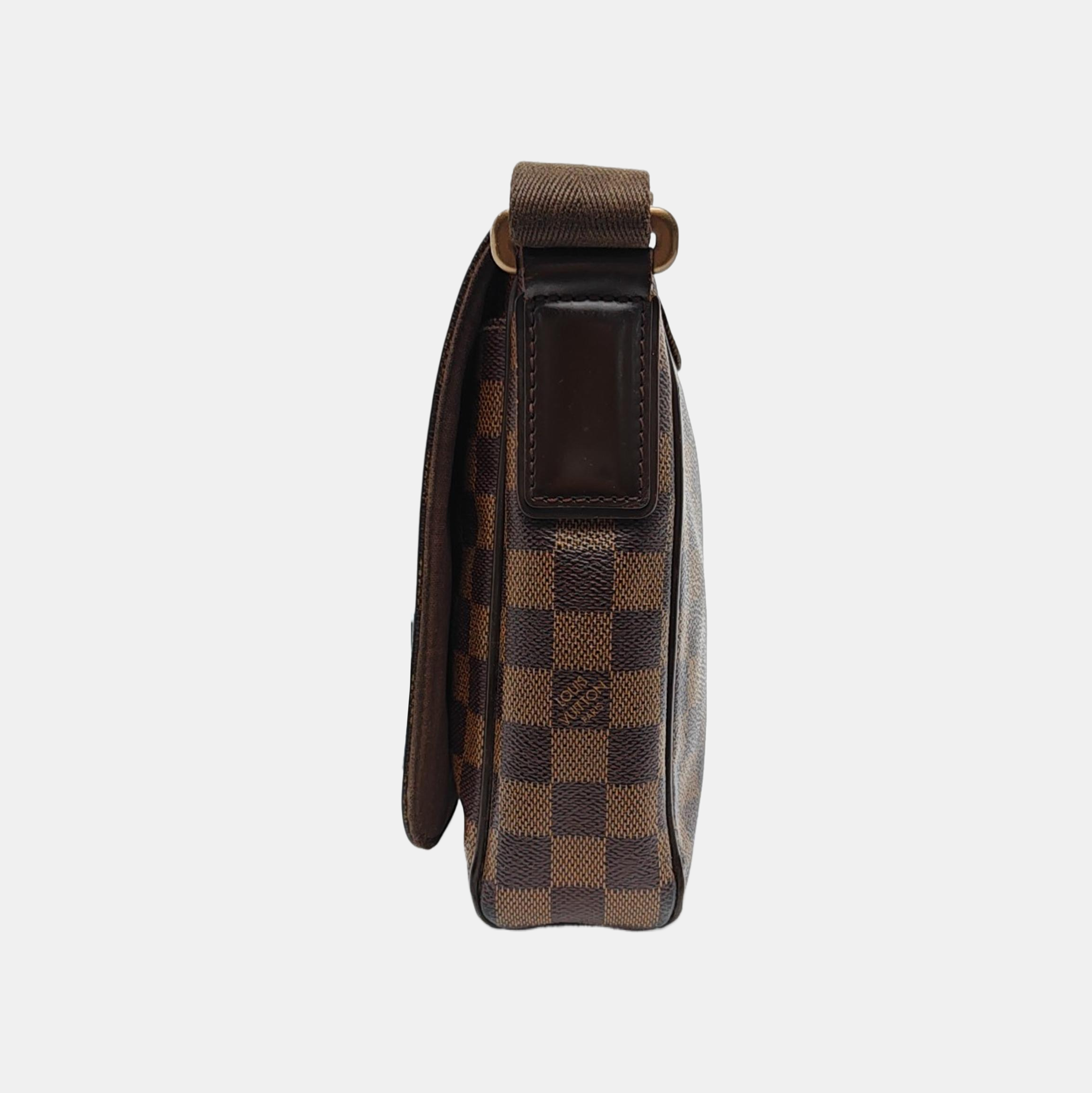 BROOKLYN Damier Ebene Coated Canvas Brown
