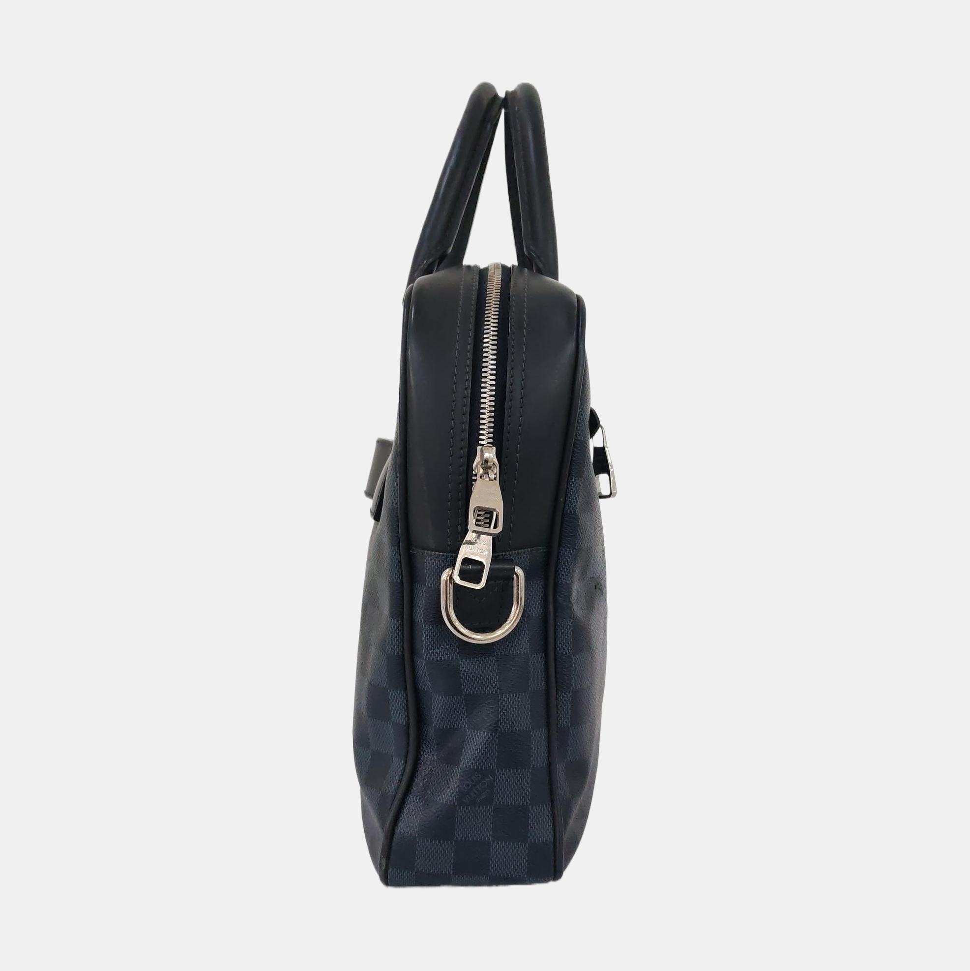 PORTE-DOCUMENTS Damier Coated Canvas Blue