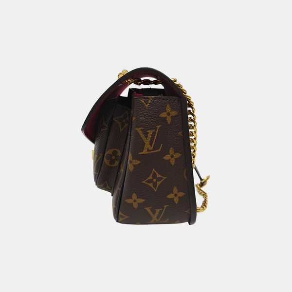 PASSY Monogram Coated Canvas Brown