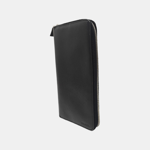 Saffiano Calfskin Wallet Black