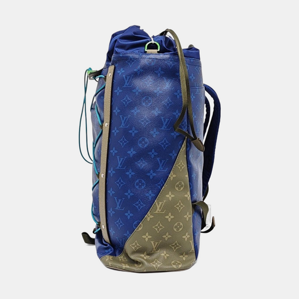 GM Monogram Coated Canvas Blue