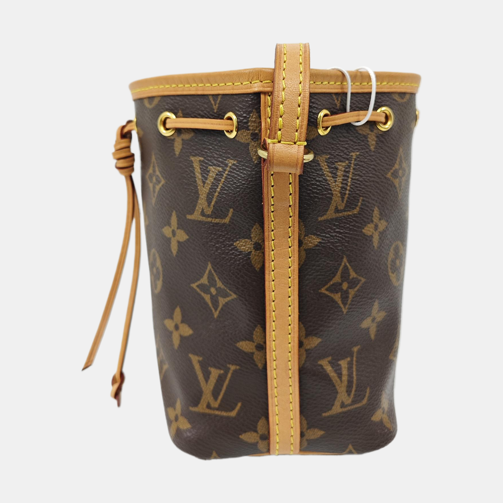 NÉONOÉ Nano Monogram Coated Canvas Brown