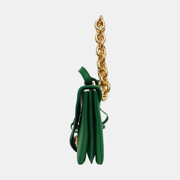Authenticated pre-owned  Mount Calfskin Green - Crossbody Bag at Looply