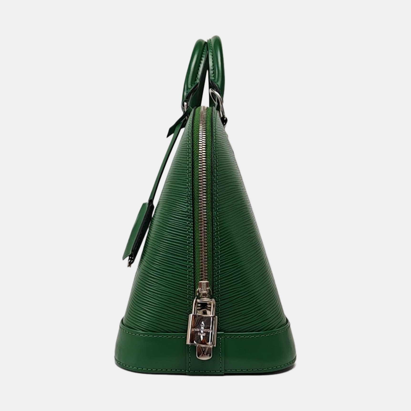 Authenticated pre-owned  ALMA PM Epi Green - Top Handle Bag at Looply