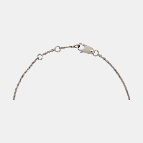 Force 10 18k White Gold Silver Bracelet