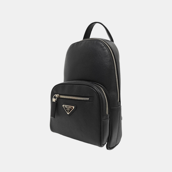 Calfskin Shoulder Bag Black