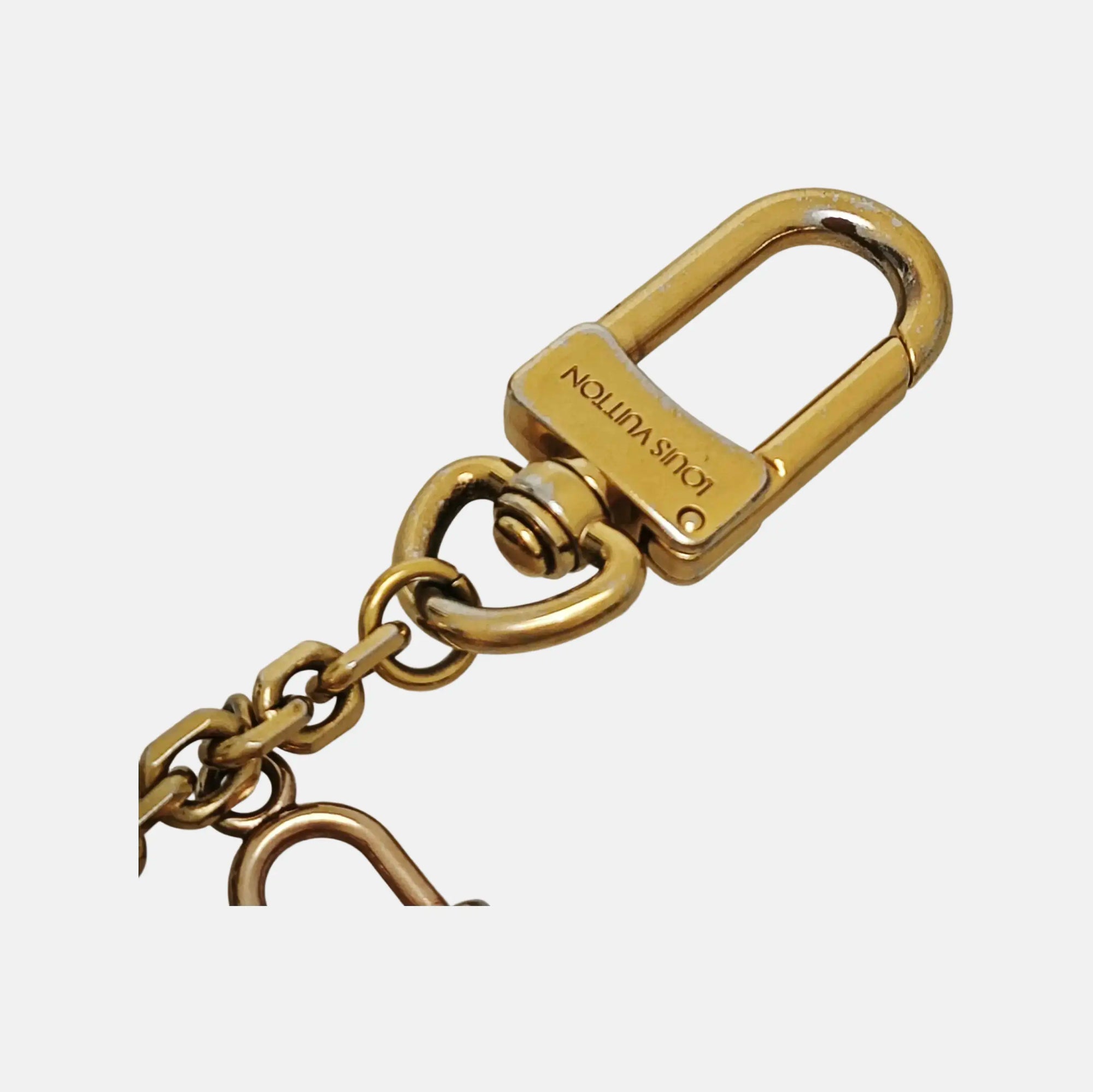 Metal Bag Charm Gold