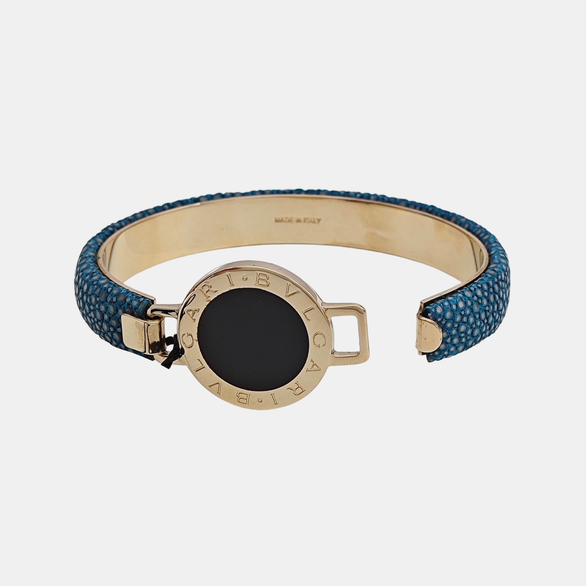 Calfskin Blue Bangle