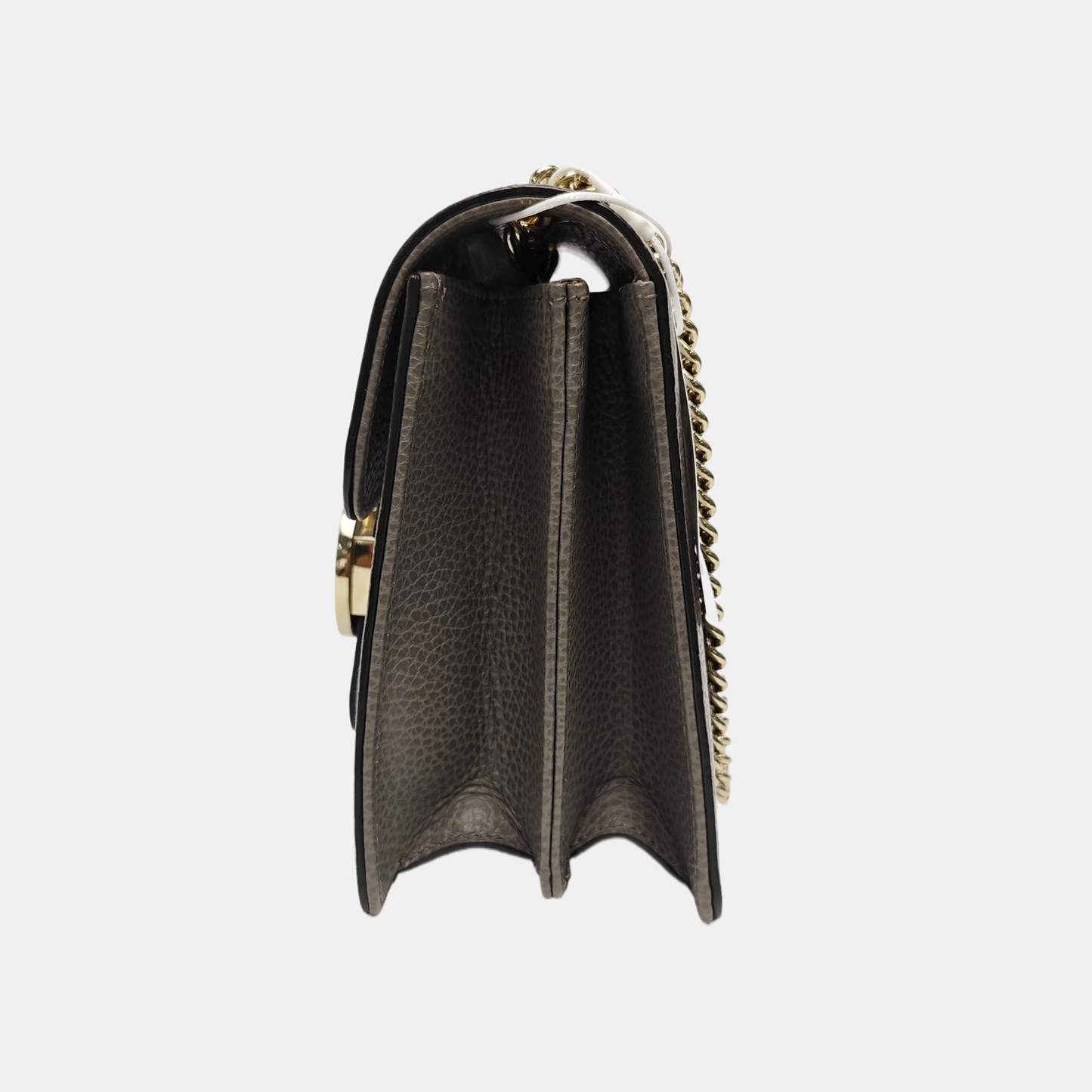 Interlocking G Small Calfskin Gray
