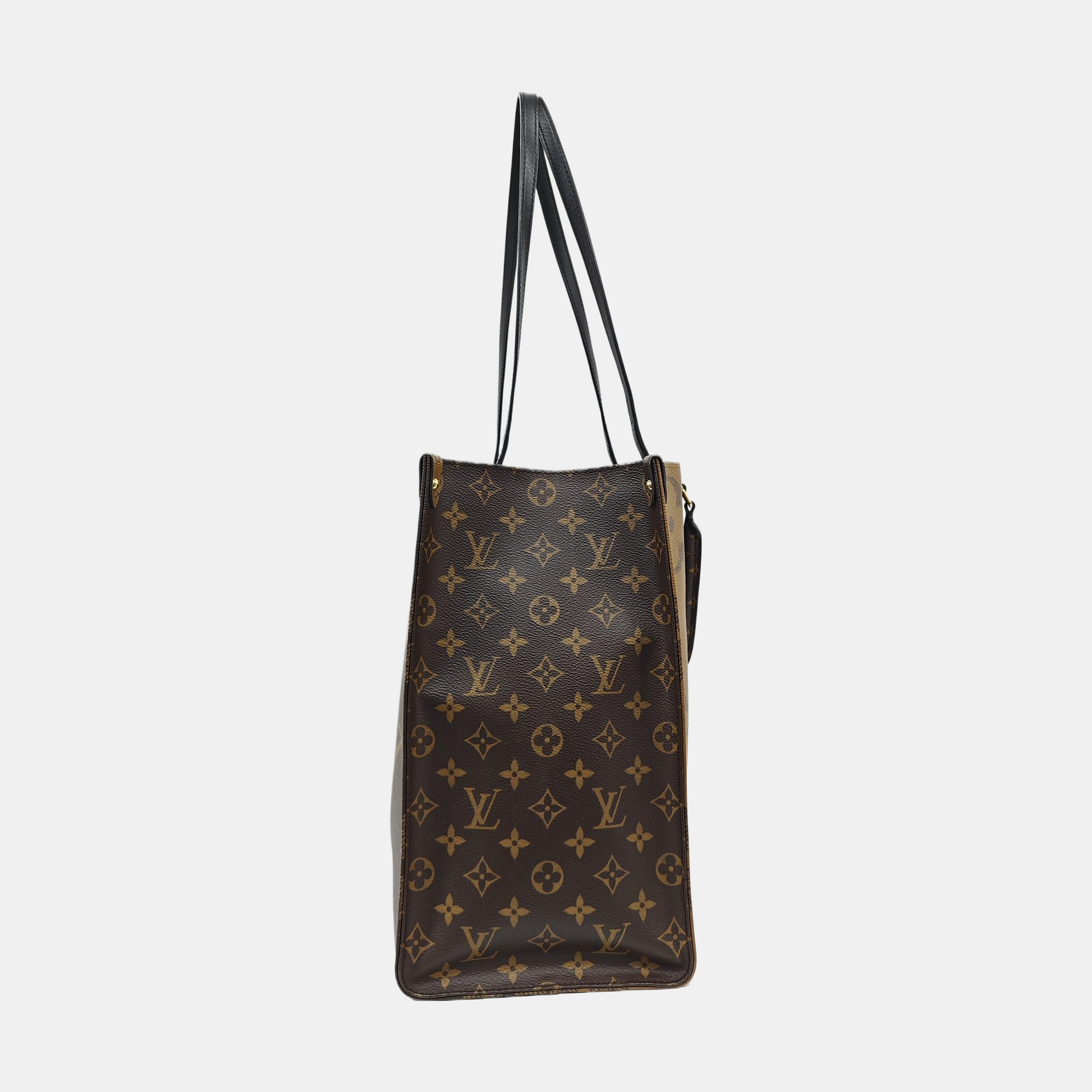 ONTHEGO GM Monogram Coated Canvas Brown