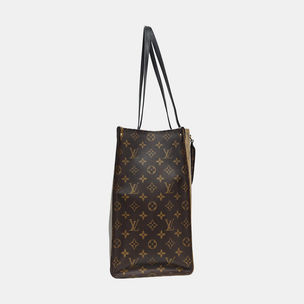 ONTHEGO GM Monogram Coated Canvas Brown