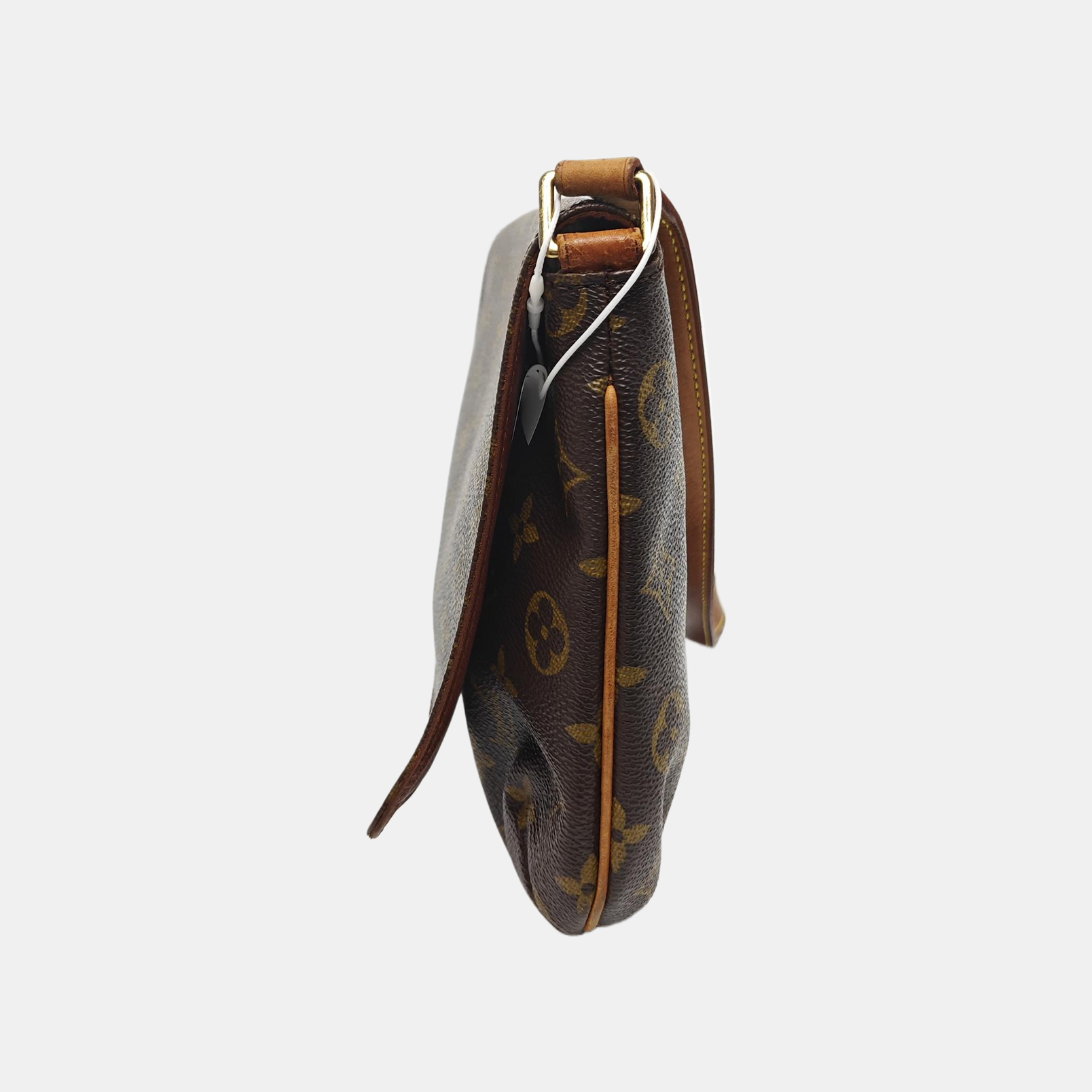 MUSETTE TANGO Monogram Coated Canvas Brown