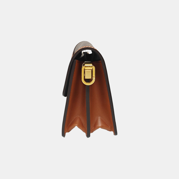 DAUPHINE Mini Coated Canvas Brown