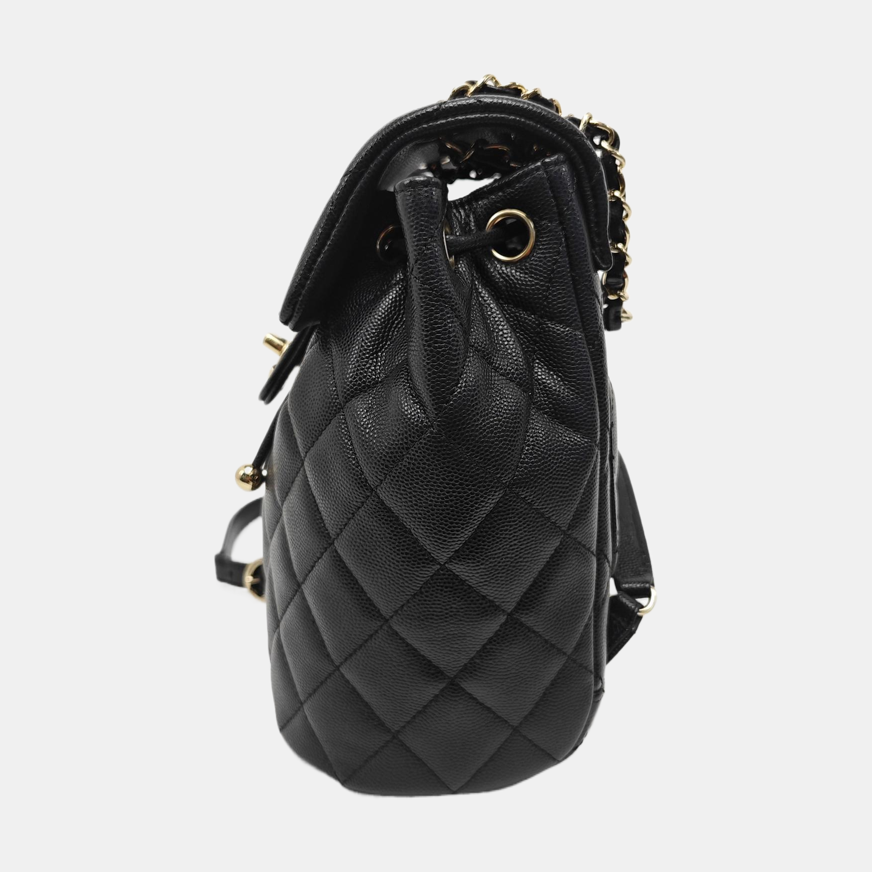 URBAN SPIRIT Quilted Grained Calfskin Black