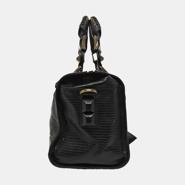Calfskin Shoulder Bag Black