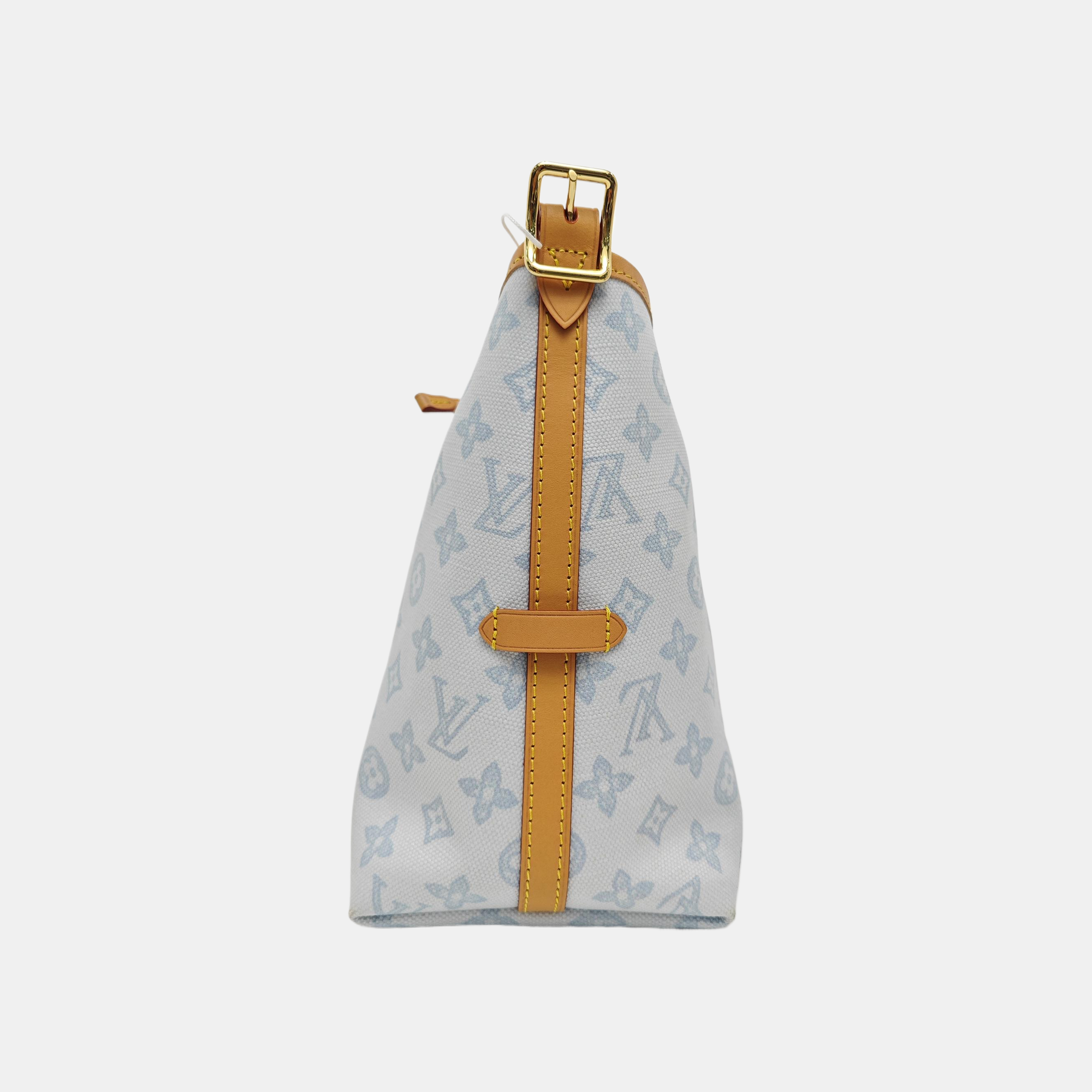 CARRYALL PM Monogram Coated Canvas Blue