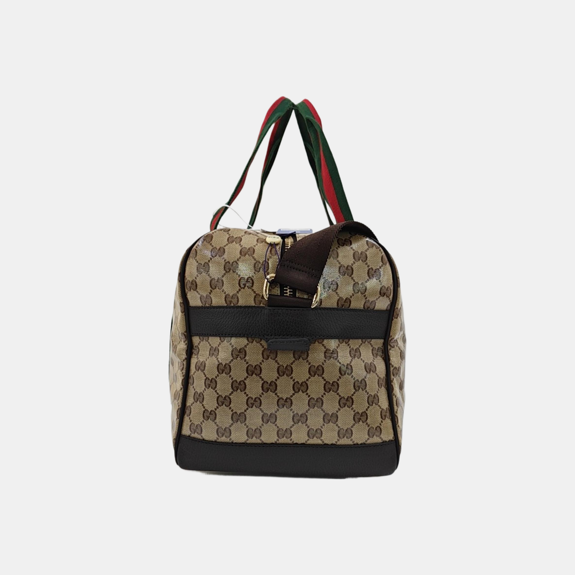 Monogram Coated Canvas Tote Bag Beige