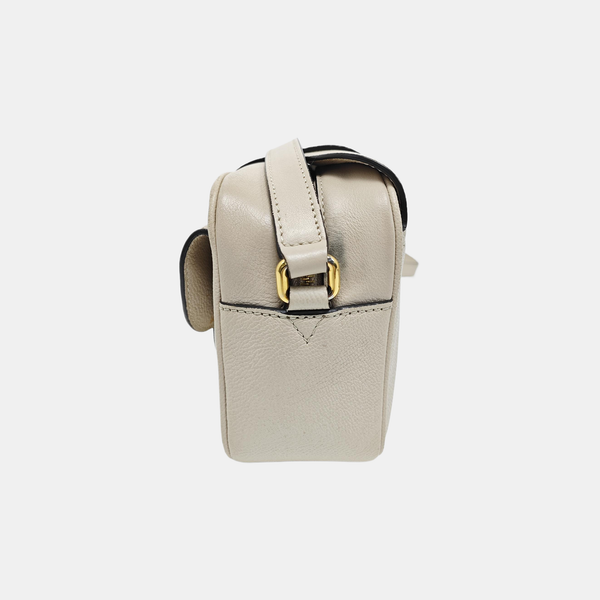 Buckle Calfskin Beige