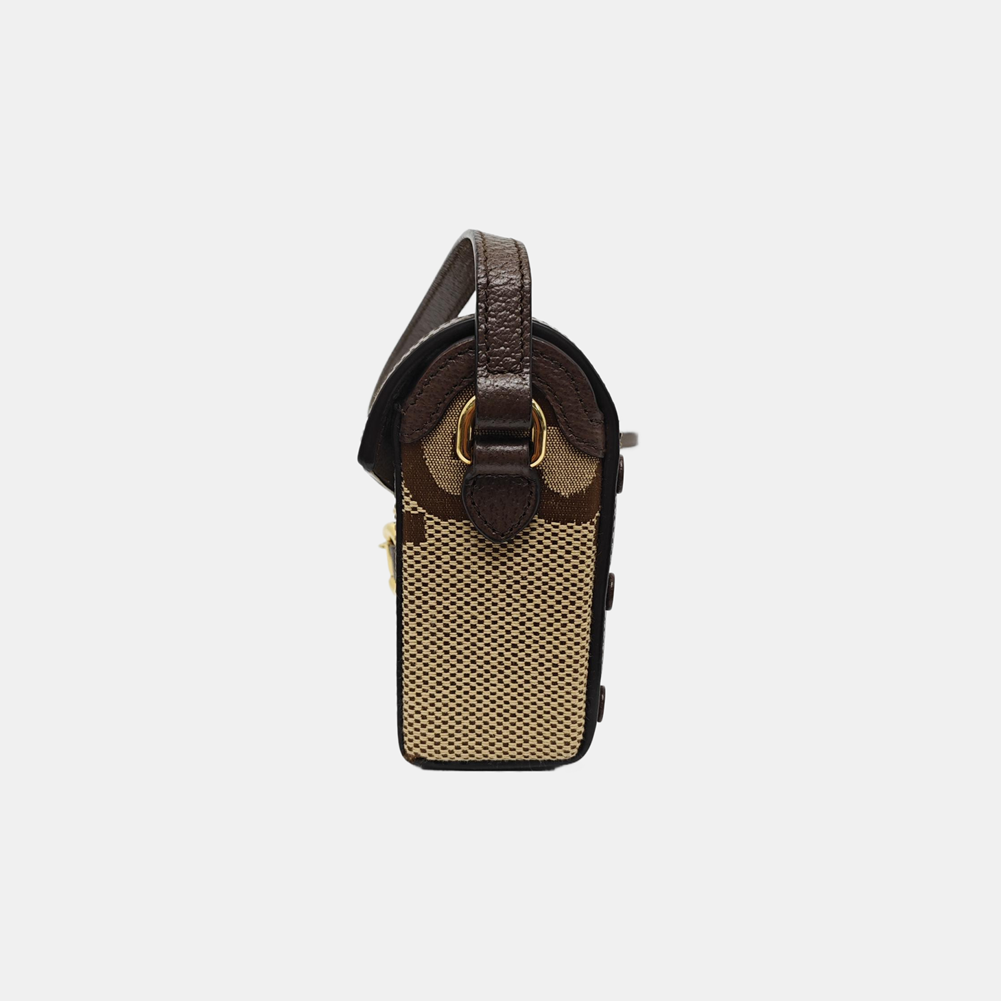 Horsebit 1955 Mini Monogram Canvas Beige