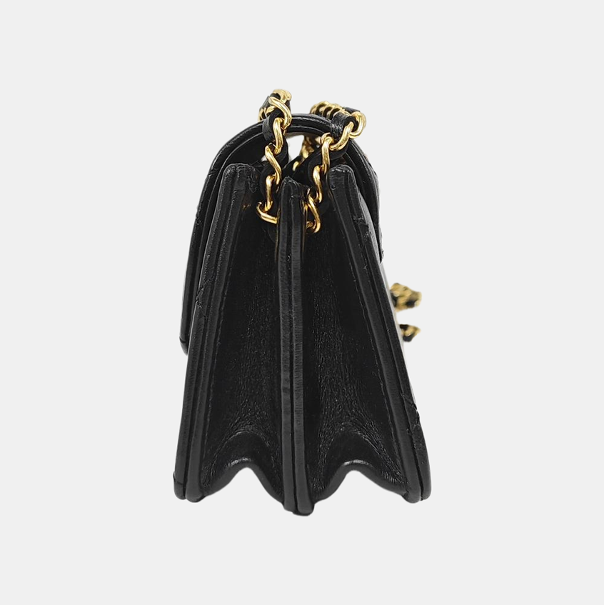 WOC Quilted Lambskin Black