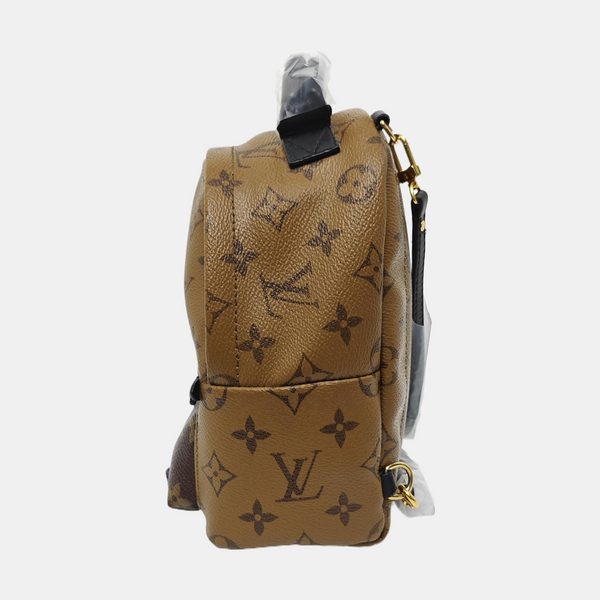 PALM SPRINGS Mini Monogram Coated Canvas Brown