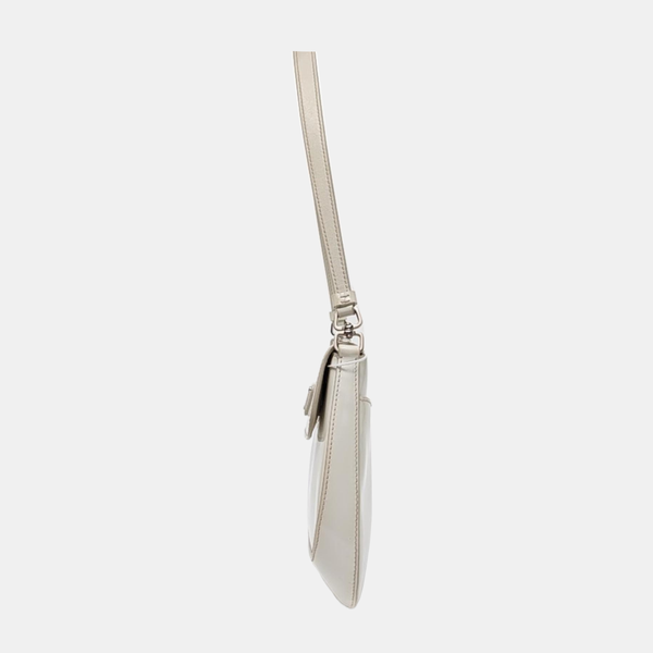 Cleo Saffiano Calfskin White
