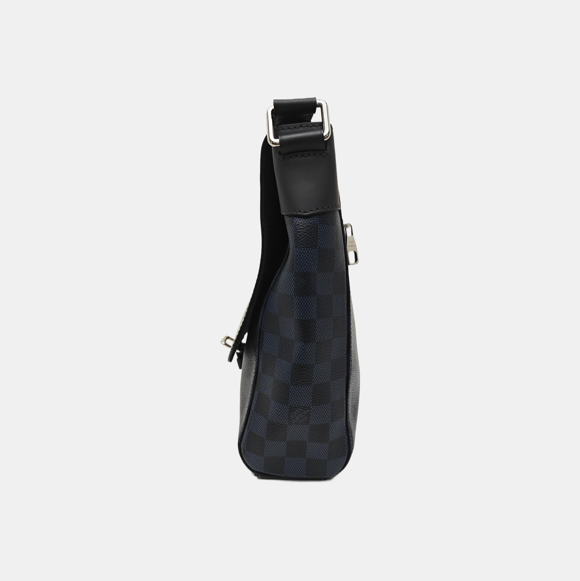 NEWPORT Damier Coated Canvas Blue