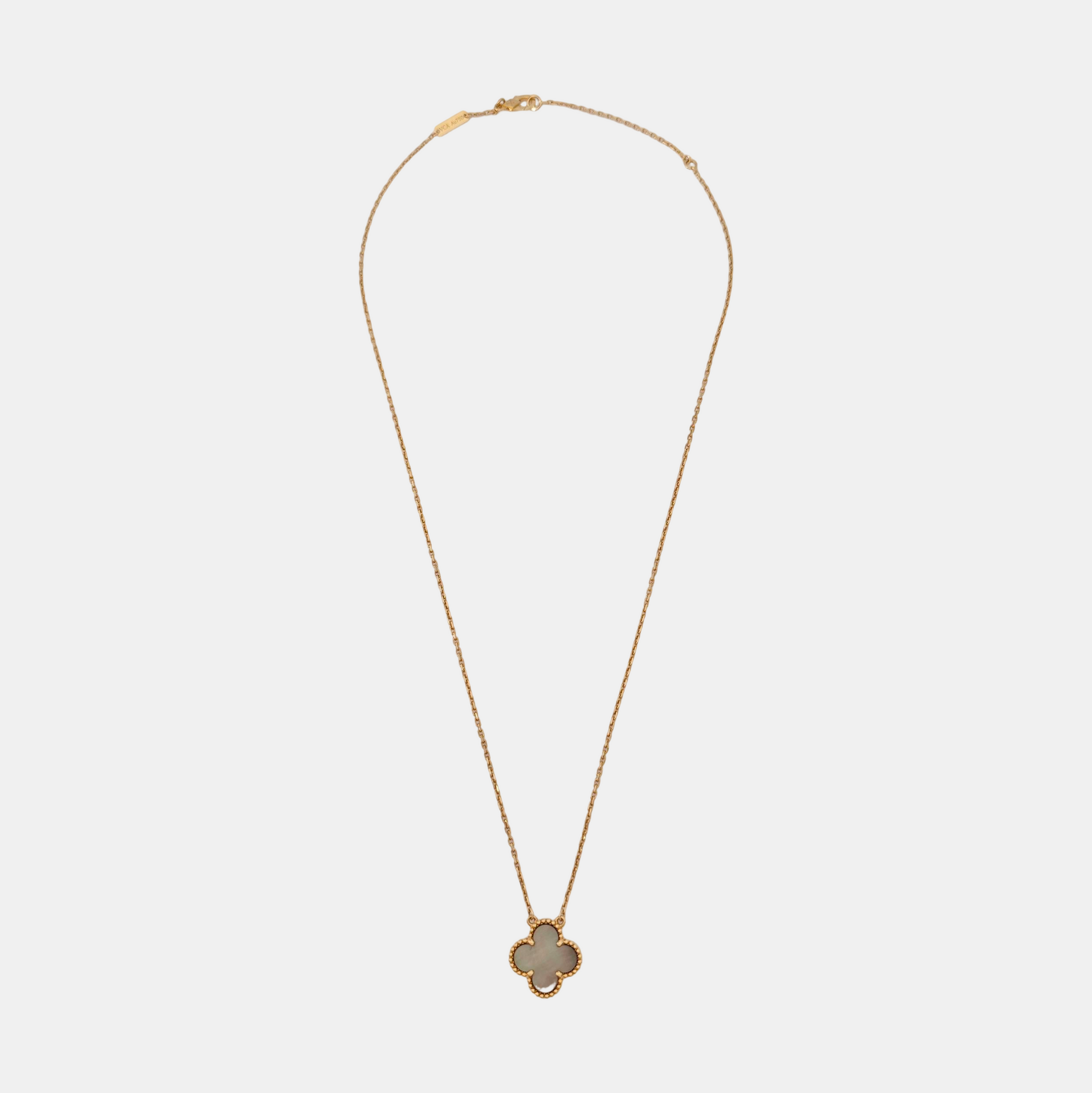 Vintage Alhambra 18k Rose Gold Necklace
