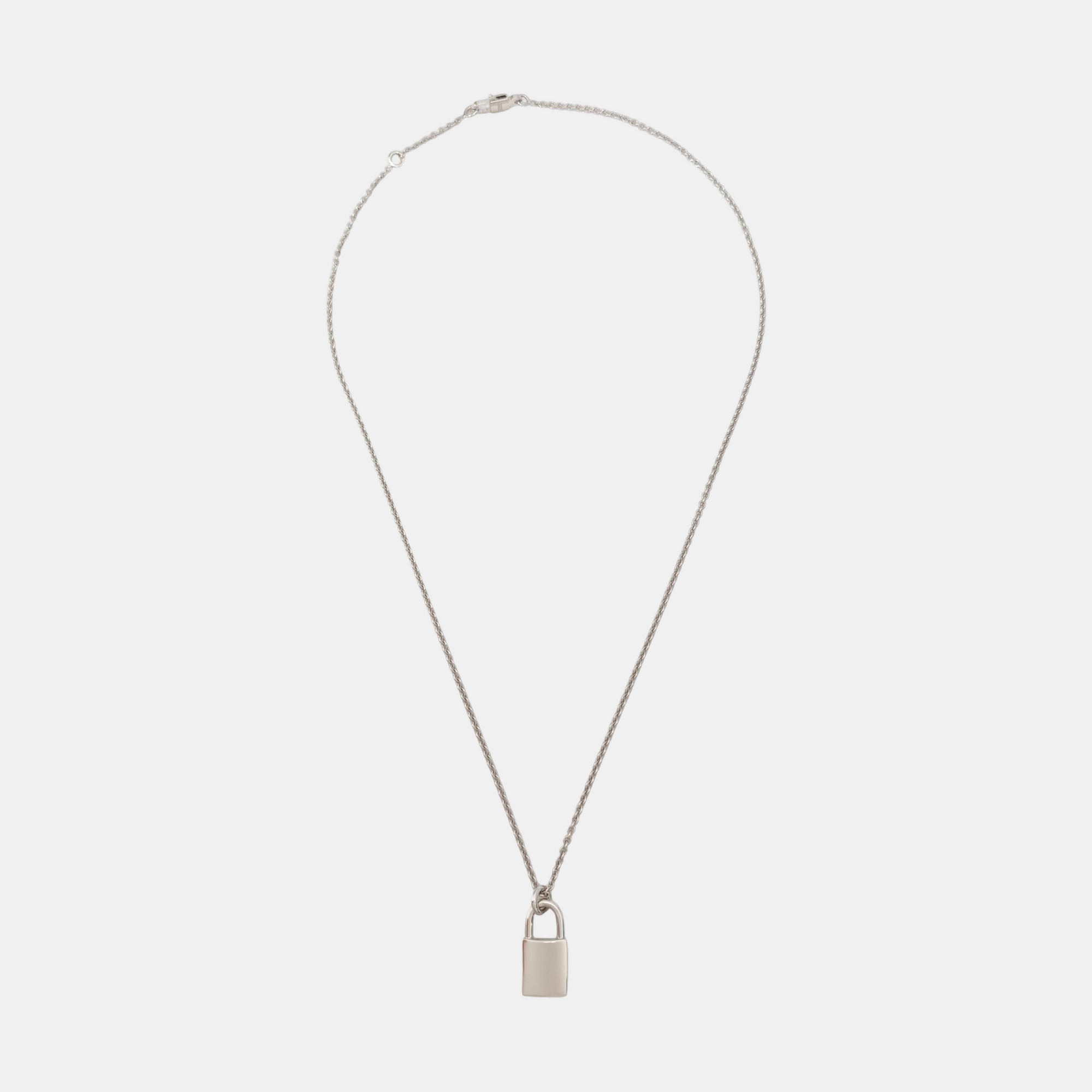 Kelly Cadenas 18k White Gold Silver Necklace