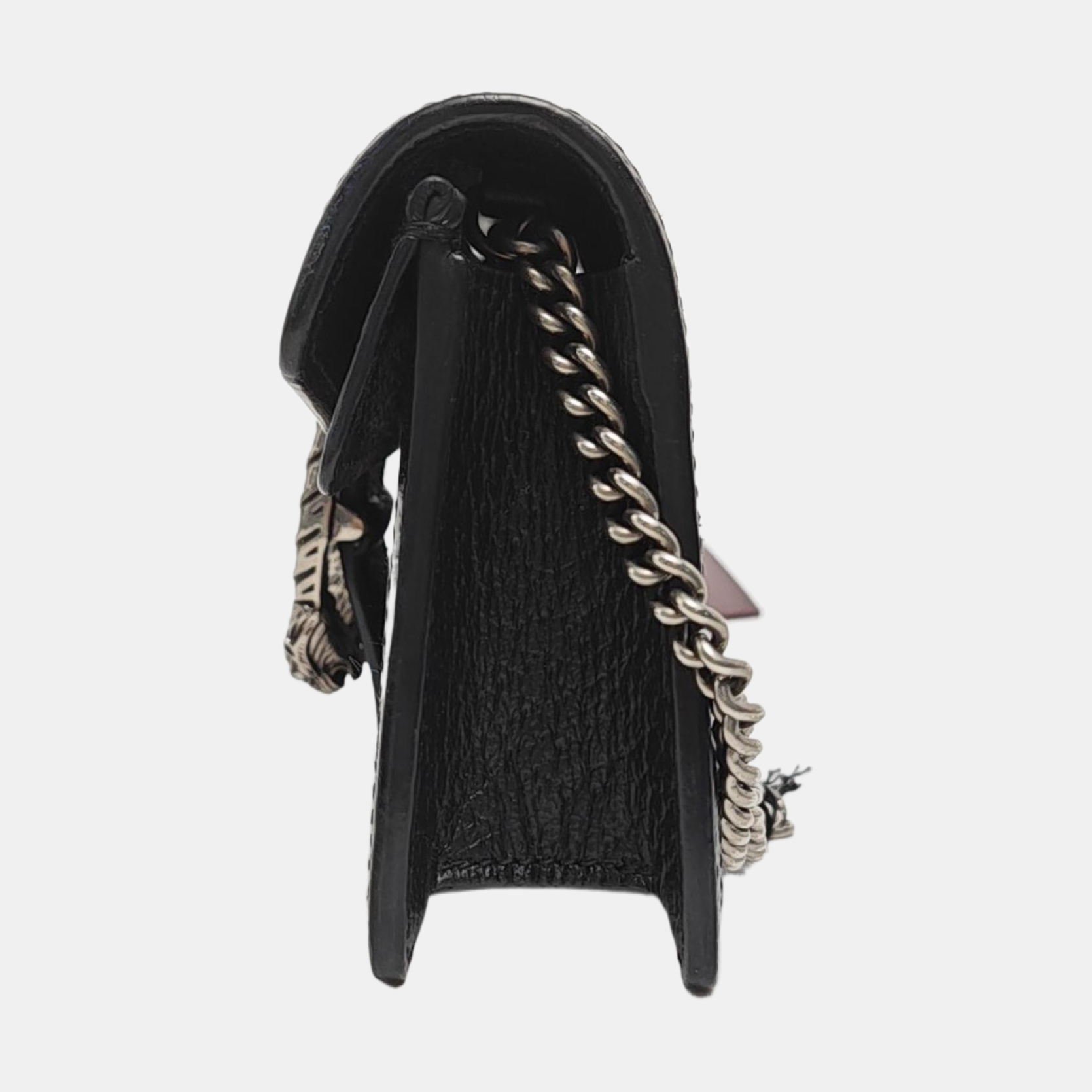 Dionysus Super Mini Monogram Denim Black