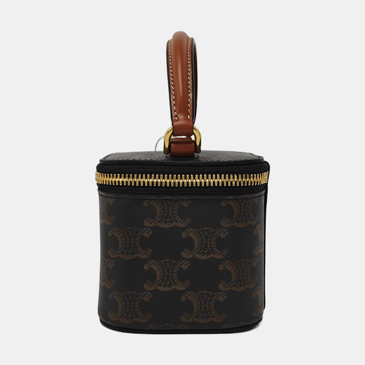 TRIOMPHE Mini Calfskin Brown