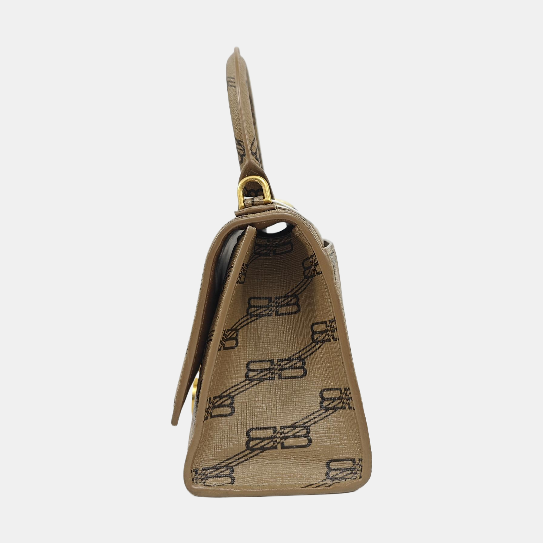 Hourglass XS Coated Canvas Brown