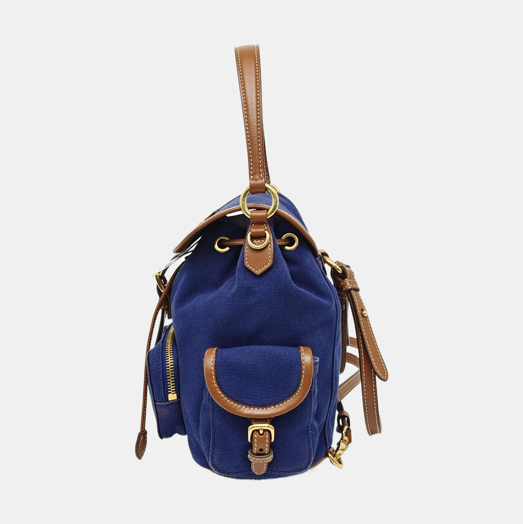 Canvas Backpack Blue