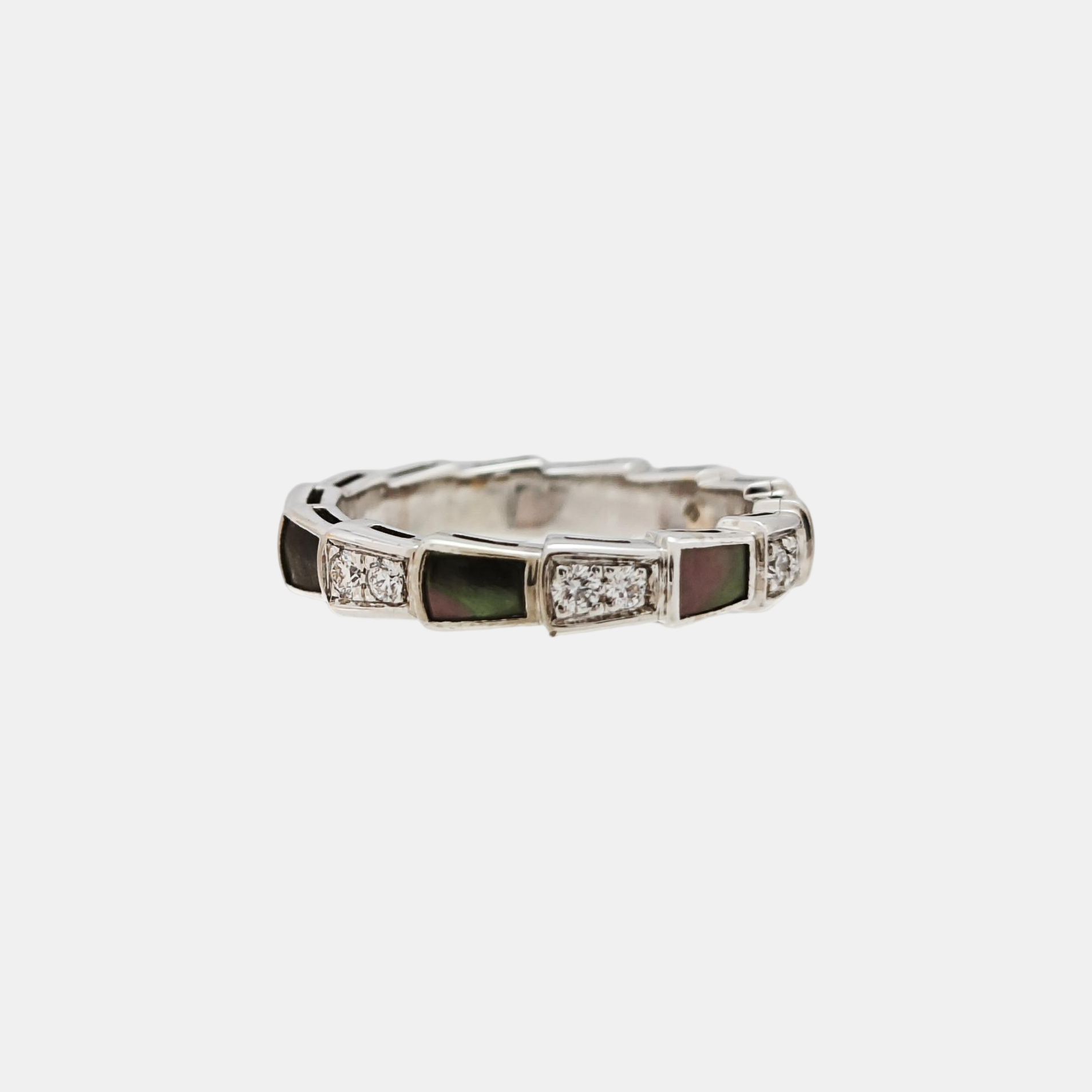 SERPENTI 18k Gold Silver Ring EU 51
