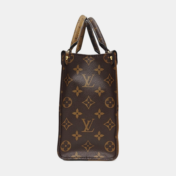 ONTHEGO PM Monogram Coated Canvas Brown