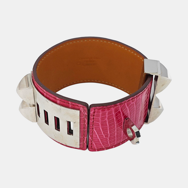 Collier De Chien Leather Red Bangle