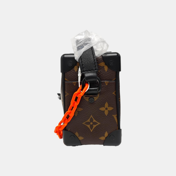 SOFT TRUNK Mini Monogram Coated Canvas Brown