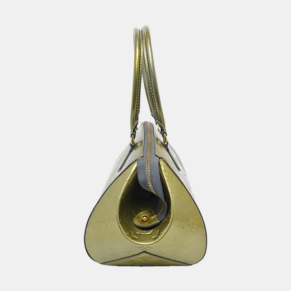 SHERWOOD Monogram Patent Leather Green
