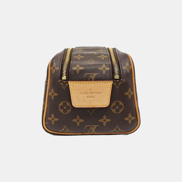 DOPP Monogram Coated Canvas Brown