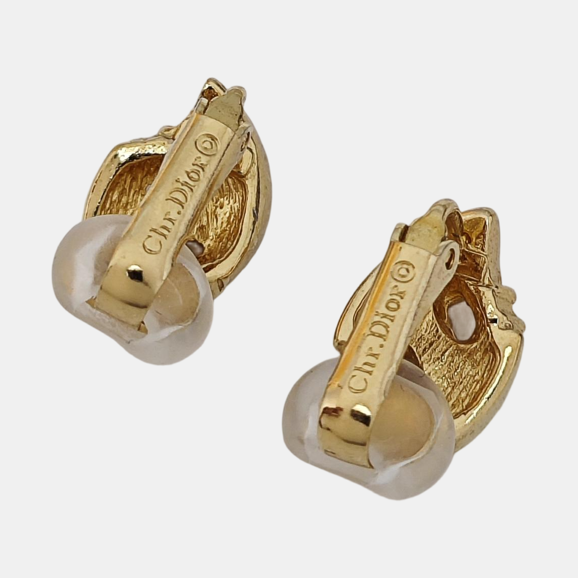 Metal Gold Clip On Earrings