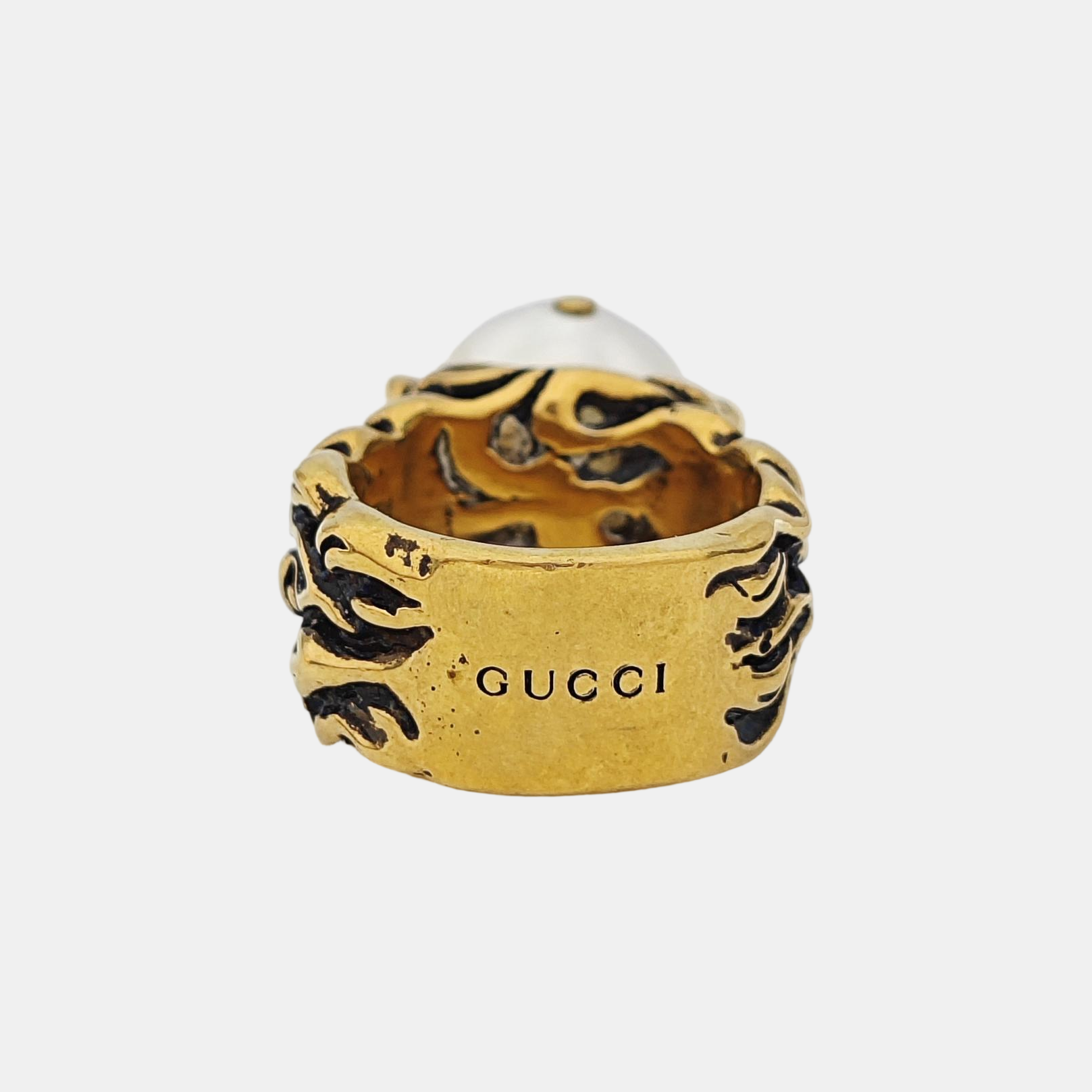Metal Gold Ring HK 12