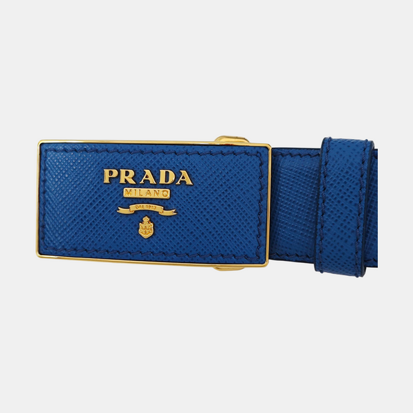 Leather Belt Blue