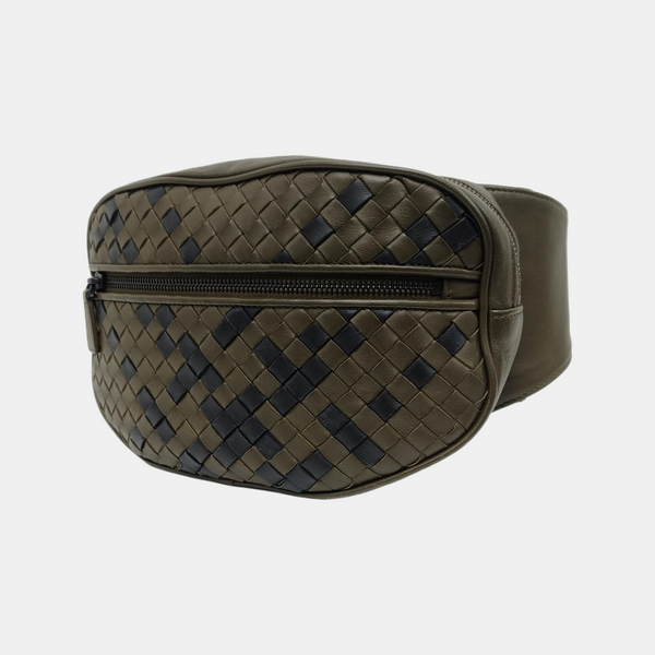 Lambskin Belt Bag Green