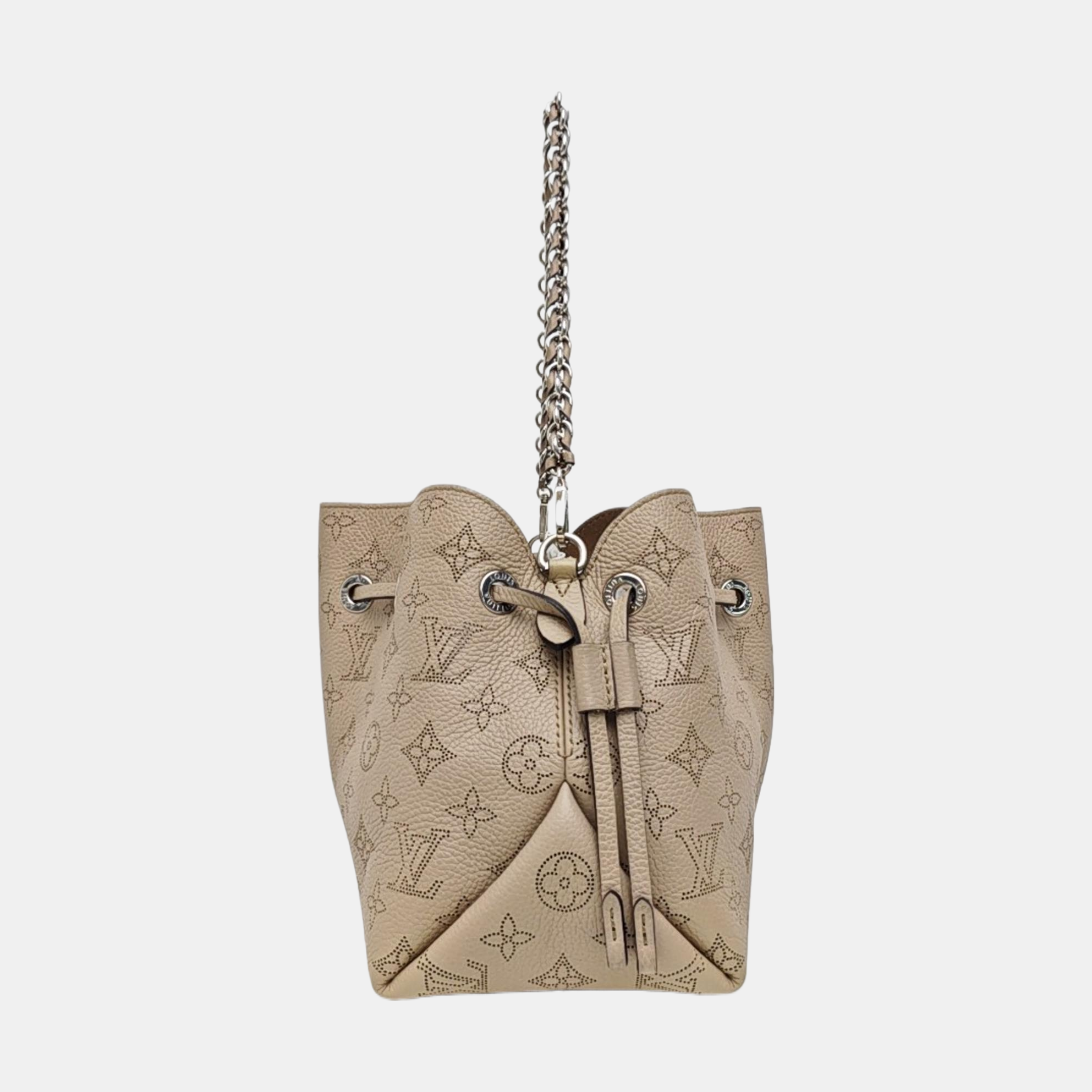BELLA Monogram Calfskin Gray